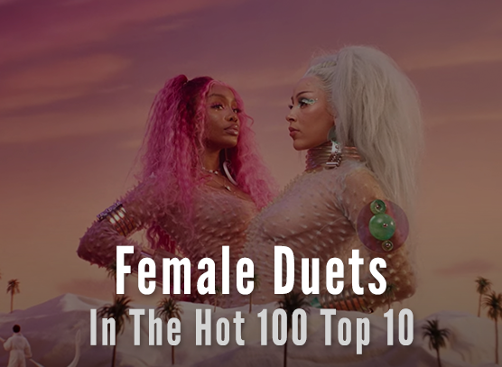 Female Duets in the Hot 100 Top 10